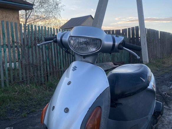 2013 Suzuki Lets 4, серебристый, 22000 рублей - вид 1