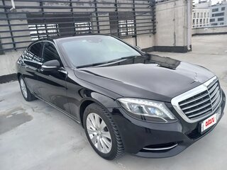 2016 Mercedes-Benz S-Класс 350 CDI BlueTEC Long 9G-TRONIC VI (W222, C217), чёрный, 3500000 рублей, вид 2