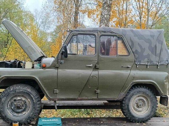 1991 УАЗ 31512, зелёный, 250000 рублей