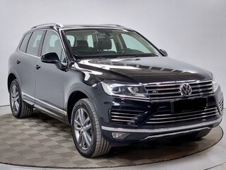 2016 Volkswagen Touareg II Рестайлинг, чёрный, 4600000 рублей, вид 2
