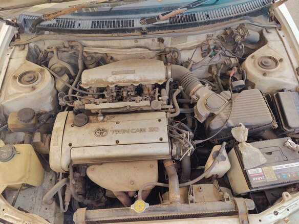 1993 Toyota Corolla VII (E100), белый, 100000 рублей - вид 6