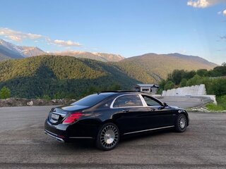 2019 Mercedes-Benz Maybach S-Класс 450 I (X222) Рестайлинг, чёрный, 7100000 рублей, вид 3