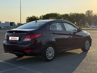 2013 Hyundai Solaris I, фиолетовый, 700000 рублей, вид 4