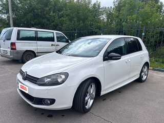 2011 Volkswagen Golf VI, белый, 995000 рублей, вид 1