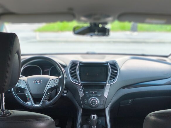 2015 Hyundai Santa Fe Grand III, синий, 2090000 рублей - вид 7