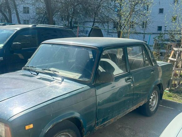 2006 Lada (ВАЗ) 2107, чёрный, 57000 рублей