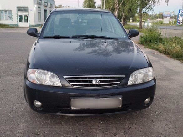 2008 Kia Spectra I Рестайлинг 2, чёрный - вид 7
