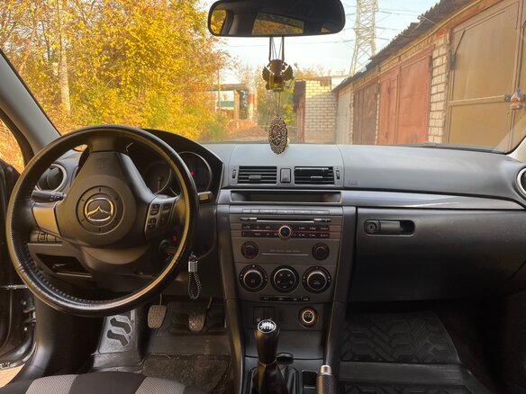 2007 Mazda 3 I (BK) Рестайлинг, серый, 655000 рублей - вид 4
