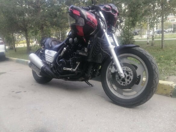 1992 Yamaha V-Max 1200, белый, 210000 рублей - вид 6