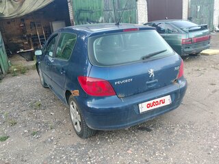 2005 Peugeot 307 I Рестайлинг, синий, 150000 рублей, вид 3