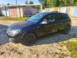 2006 Opel Astra H Рестайлинг, чёрный, 300000 рублей, вид 1