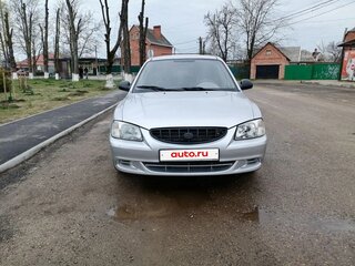 2004 Hyundai Accent ТагАЗ II, серый, 400000 рублей, вид 2