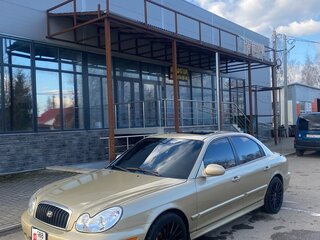 2003 Hyundai Sonata IV (EF) Рестайлинг, золотистый, 580000 рублей, вид 1