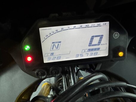 2022 Yamaha YZF-R3, синий, 399000 рублей, вид 4