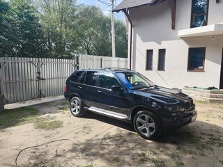 2004 BMW X5 3.0d I (E53) Рестайлинг, чёрный, 1457000 рублей, вид 2