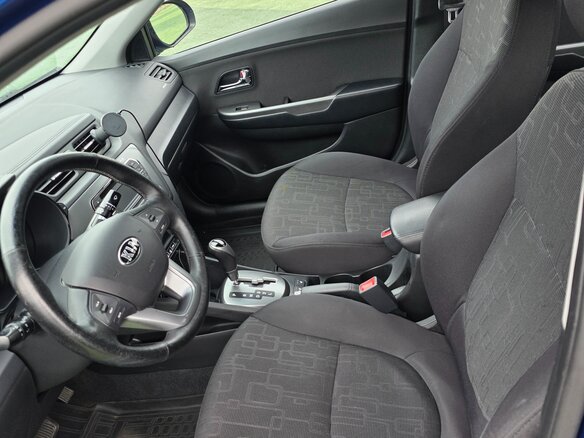 2013 Kia Rio 4-speed III, синий, 849000 рублей - вид 5