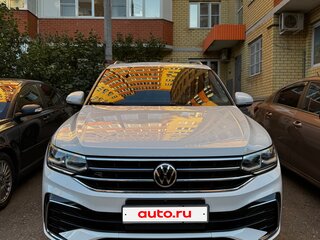 2021 Volkswagen Tiguan Allspace II Рестайлинг, белый, 3500000 рублей, вид 3