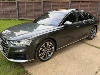 2019 Audi A8 50 TDI IV (D5), серый, 4500000 рублей, вид 1
