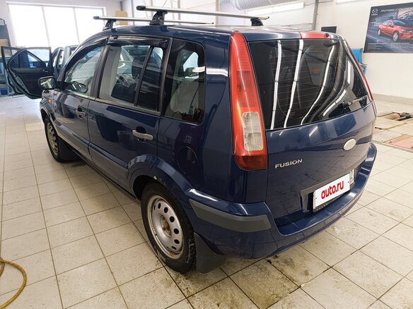 2008 Ford Fusion I Рестайлинг, синий, 387000 рублей - вид 4