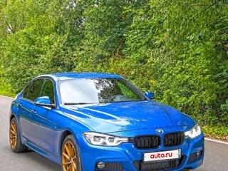 2017 BMW 3 серии 320i xDrive VI (F3x) Рестайлинг, синий, 2400000 рублей, вид 1