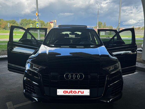 2020 Audi Q7 55 TFSI II (4M) Рестайлинг, чёрный, 3520000 рублей - вид 4