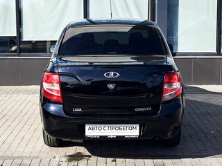 2013 Lada (ВАЗ) Granta I, чёрный, 450000 рублей, вид 4
