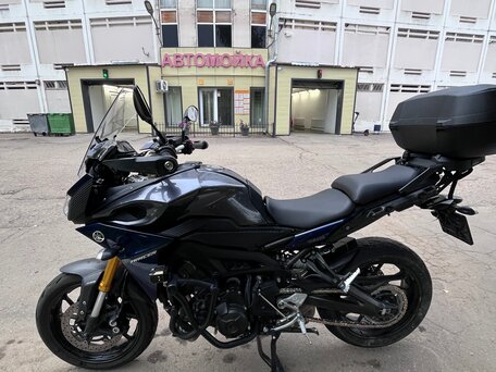 2016 Yamaha MT-09 Tracer (FJ-09), синий, 820000 рублей, вид 3