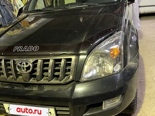 2008 Toyota Land Cruiser Prado 5-speed 120 Series Рестайлинг, чёрный, 3500000 рублей, вид 2