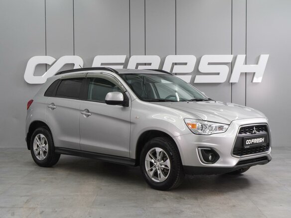 2014 Mitsubishi ASX I Рестайлинг, серебристый, 1269000 рублей