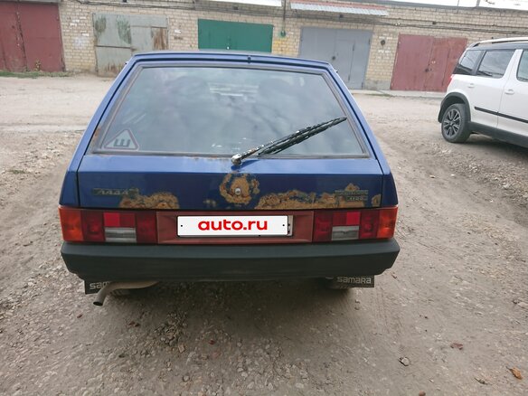 2004 Lada (ВАЗ) 21093i, синий, 110000 рублей - вид 5