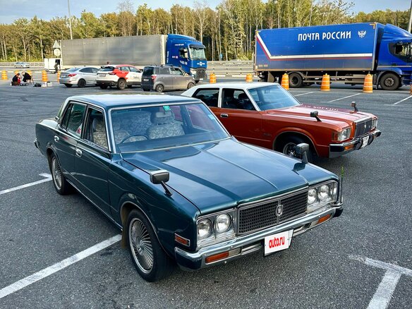 1977 Toyota Crown V (S80), зелёный, 600000 рублей - вид 1