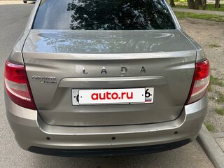 2019 Lada (ВАЗ) Granta I Рестайлинг, серый, 460000 рублей, вид 4