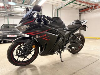 2017 Yamaha YZF-R3, чёрный, 550000 рублей, вид 2