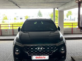 2019 Hyundai Santa Fe IV, чёрный, 2090000 рублей, вид 2