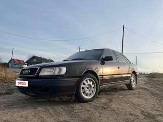 1992 Audi 100 IV (C4), красный, 220000 рублей, вид 1
