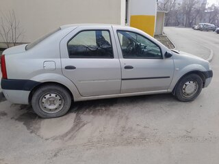 2007 Renault Logan I, серый, 195000 рублей, вид 2
