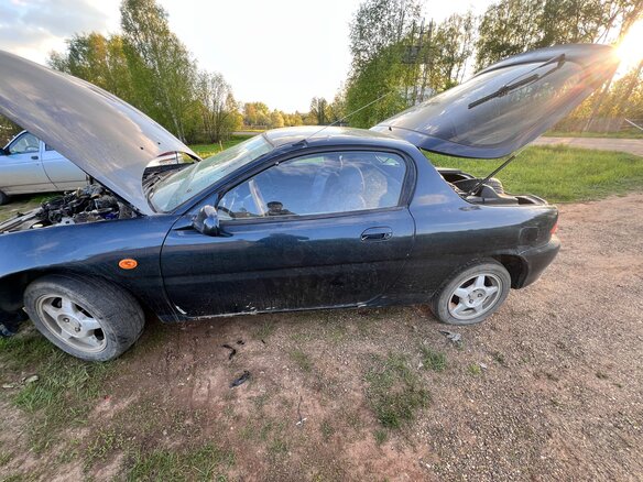 1994 Mazda MX-3 I, синий, 130000 рублей - вид 1
