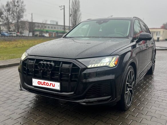 2020 Audi Q7 55 TFSI II (4M) Рестайлинг, чёрный, 5000000 рублей