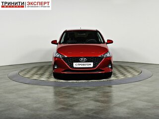 2021 Hyundai Solaris II Рестайлинг, красный, 1532000 рублей, вид 2