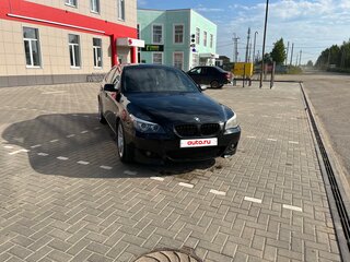 2008 BMW 5 серии 525i V (E60/E61) Рестайлинг, чёрный, 860000 рублей, вид 1