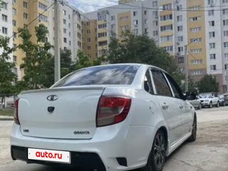 2013 Lada (ВАЗ) Granta I, белый, 479000 рублей, вид 3