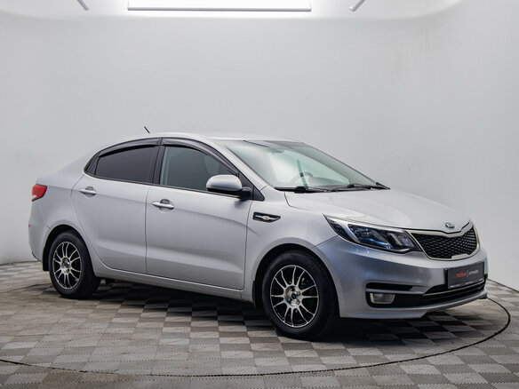 2016 Kia Rio III Рестайлинг, серебристый - вид 6