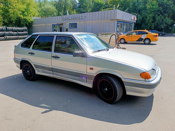 2006 Lada (ВАЗ) 2114, серебристый - вид 2