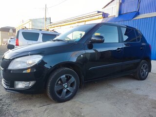 2010 Skoda Fabia II Рестайлинг, чёрный, 610000 рублей, вид 1