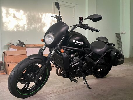 2017 Kawasaki EN650 Vulcan S, чёрный, 480000 рублей, вид 5