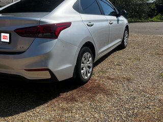 2019 Hyundai Solaris II, серебристый, 1320000 рублей, вид 3