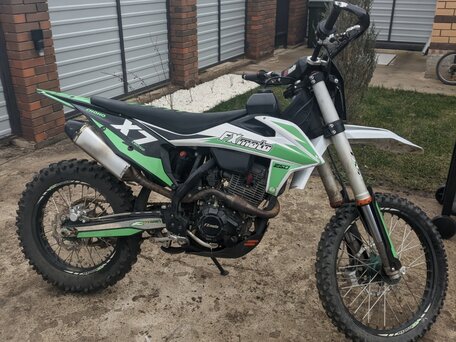 2021 FX moto X7 (CB 250), зелёный, 130000 рублей, вид 1
