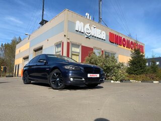 2016 BMW 5 серии 528i xDrive VI (F10/F11/F07) Рестайлинг, синий, 2599000 рублей, вид 3
