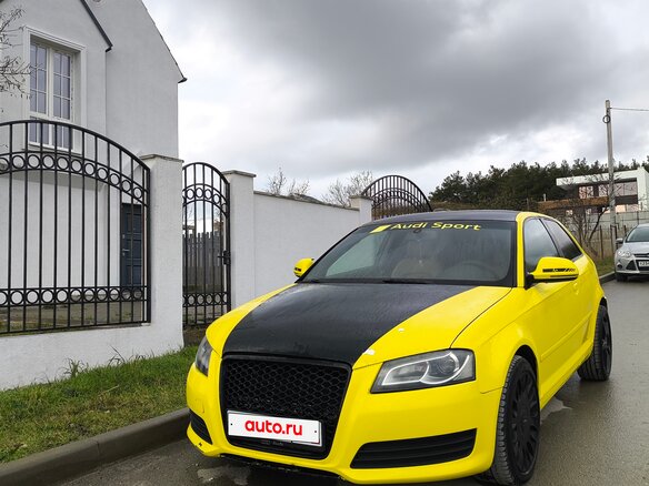 2005 Audi A3 II (8P) Рестайлинг 1, жёлтый, 1250000 рублей - вид 4