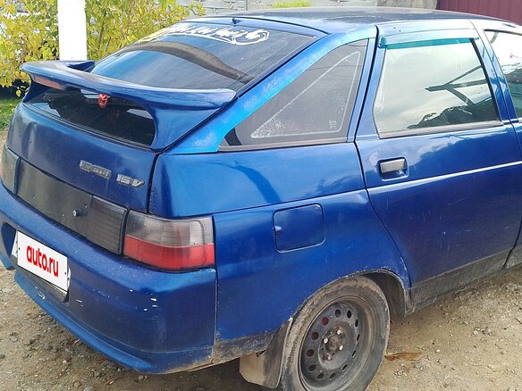 2002 Lada (ВАЗ) 2112, синий, 130000 рублей - вид 9